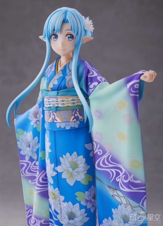 《刀剑神域》亚丝娜京友禅和服手办 优雅豪华超吸睛