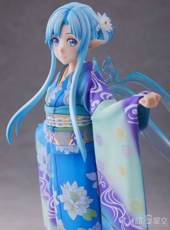 《刀剑神域》亚丝娜京友禅和服手办 优雅豪华超吸睛