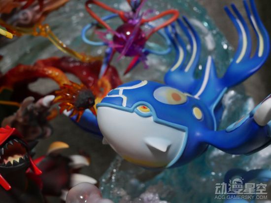 《精灵宝可梦》海陆空雕像图赏 三方大战一触即发