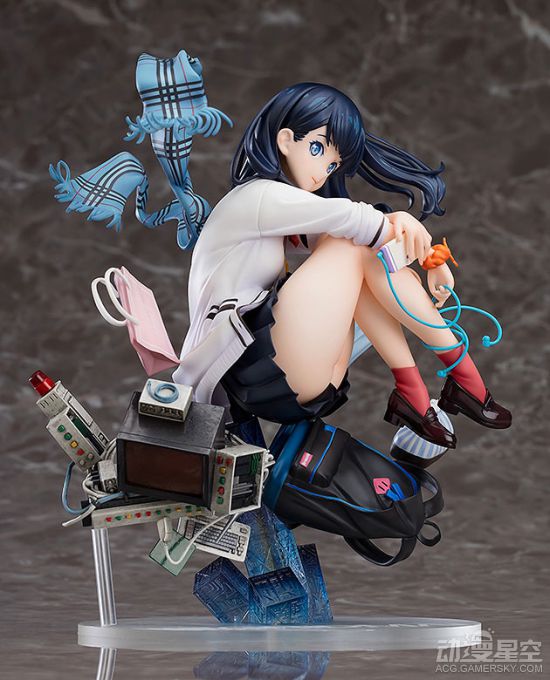 《SSSS.GRIDMAN》宝多六花手办 短裙和小肉腿是绝配
