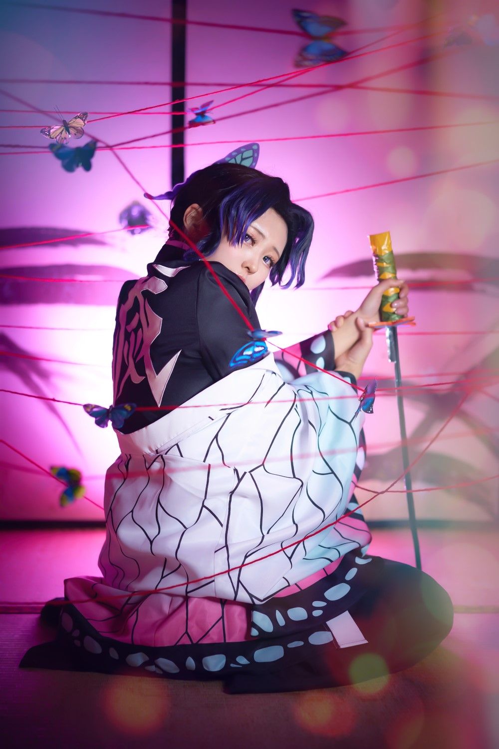 【Cosplay写真馆】毎眠かのん 蝴蝶忍（第001期）
