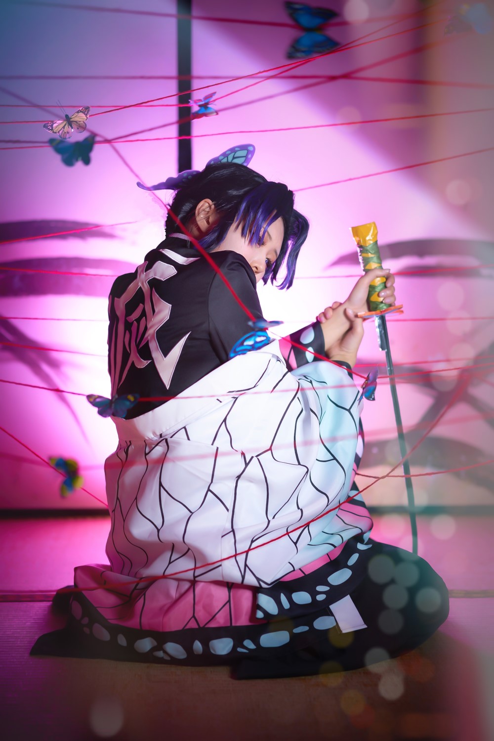 【Cosplay写真馆】毎眠かのん 蝴蝶忍（第001期）