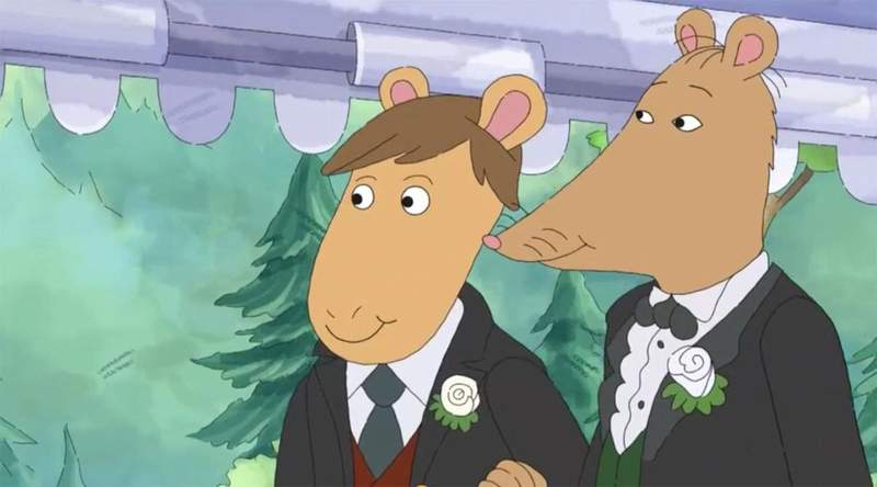 美国经典卡通《亚瑟小子》因出现「同性婚礼」遭禁播起争议，电视台：我们一直深受家长信赖